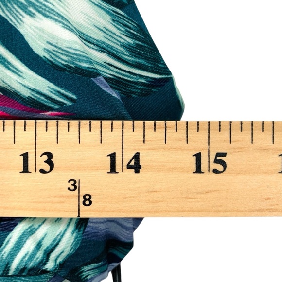 Lole Azura Tankini Womens Medium Green Pink Floral Fiji Island Rainforest New - Picture 5 of 9